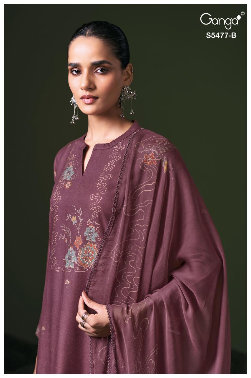 Ganga Janine 5477 catalog wholesale market of salwar kameez in surat