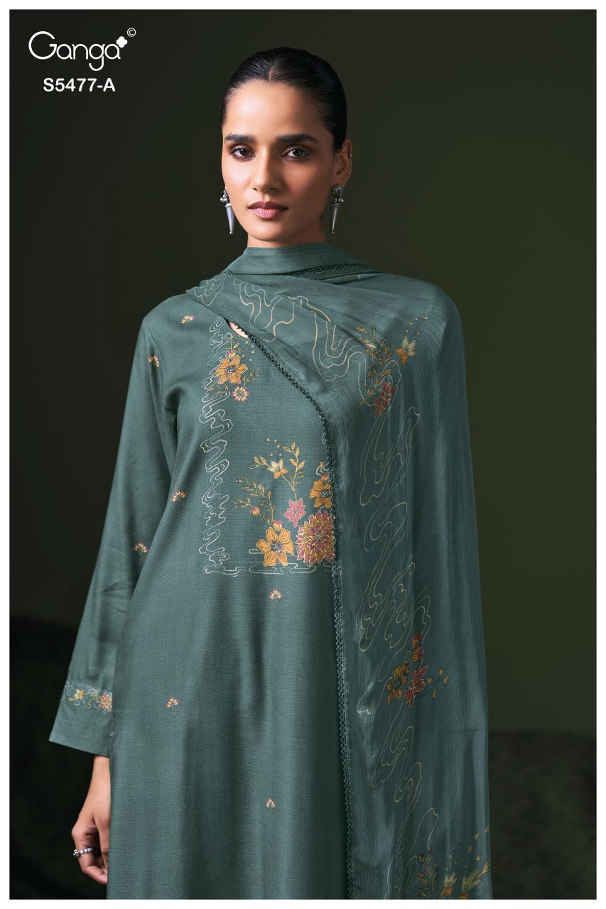 Ganga Janine 5477 catalog wholesale market of salwar kameez in surat