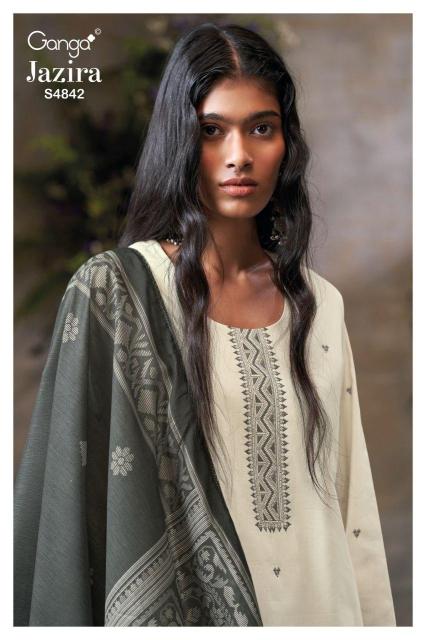 Ganga Jazira 4842 catalog mdl salwar kameez wholesale