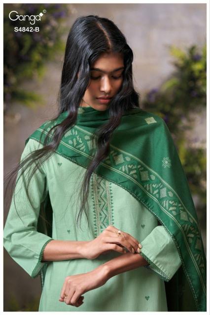 Ganga Jazira 4842 catalog mdl salwar kameez wholesale
