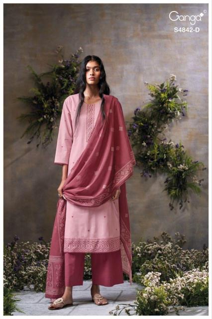 Ganga Jazira 4842 catalog mdl salwar kameez wholesale