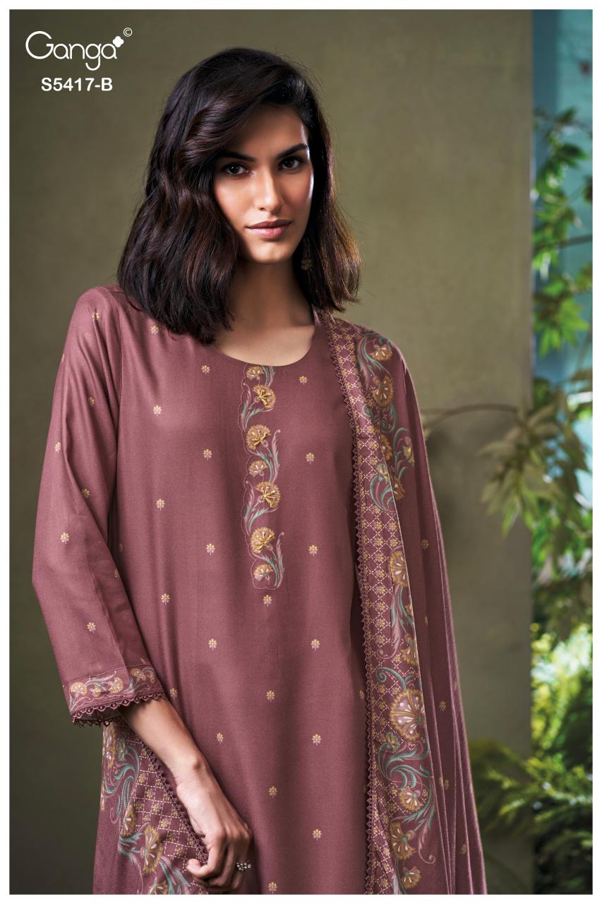 Ganga Kenesi 5417 catalog wholesale salwar kameez online shopping in india