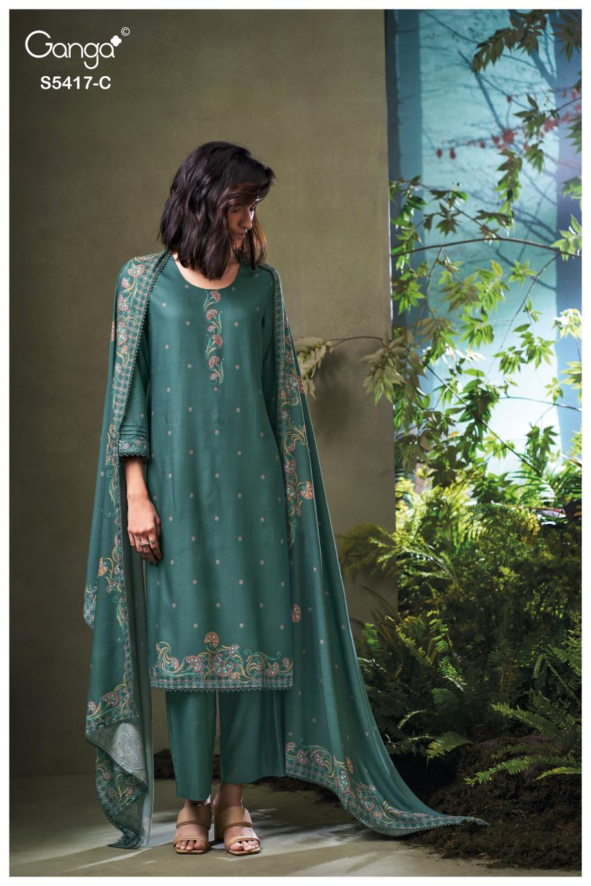 Ganga Kenesi 5417 catalog wholesale salwar kameez online shopping in india