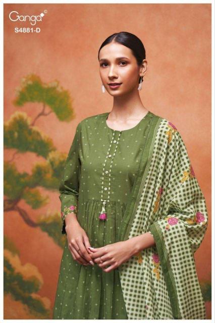 Ganga Kivika 4881 catalog ludhiyana design salwar kameez wholesale exporter