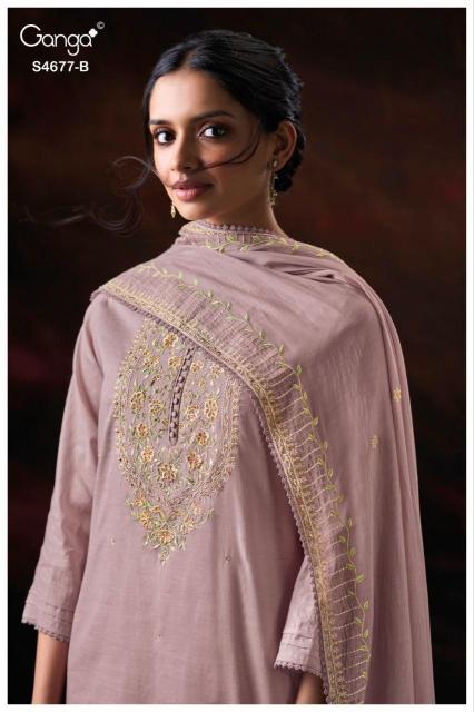 Ganga Prishael 4677 catalog wholesale salwar kameez surat