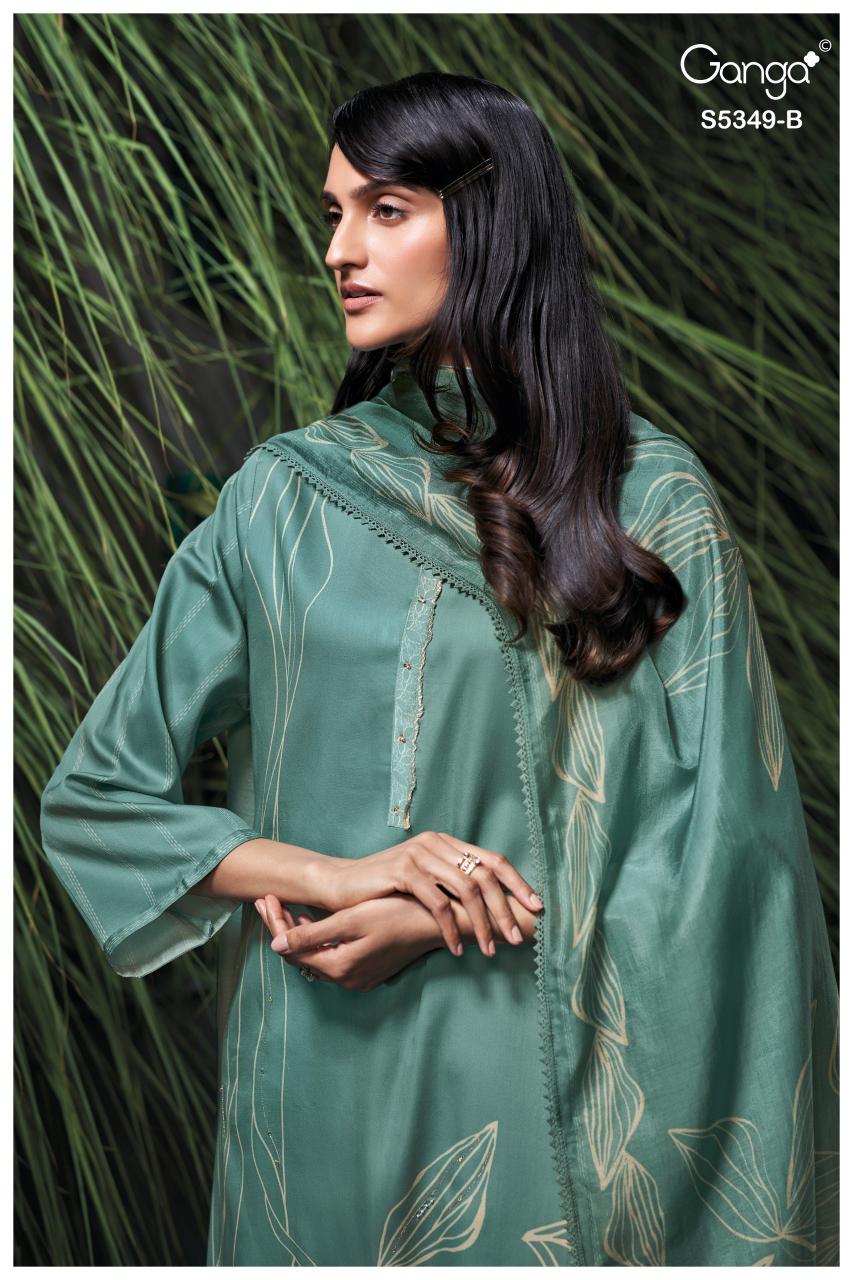 Ganga Ruhna 5349 catalog salwar kameez wholesale surat gujarat