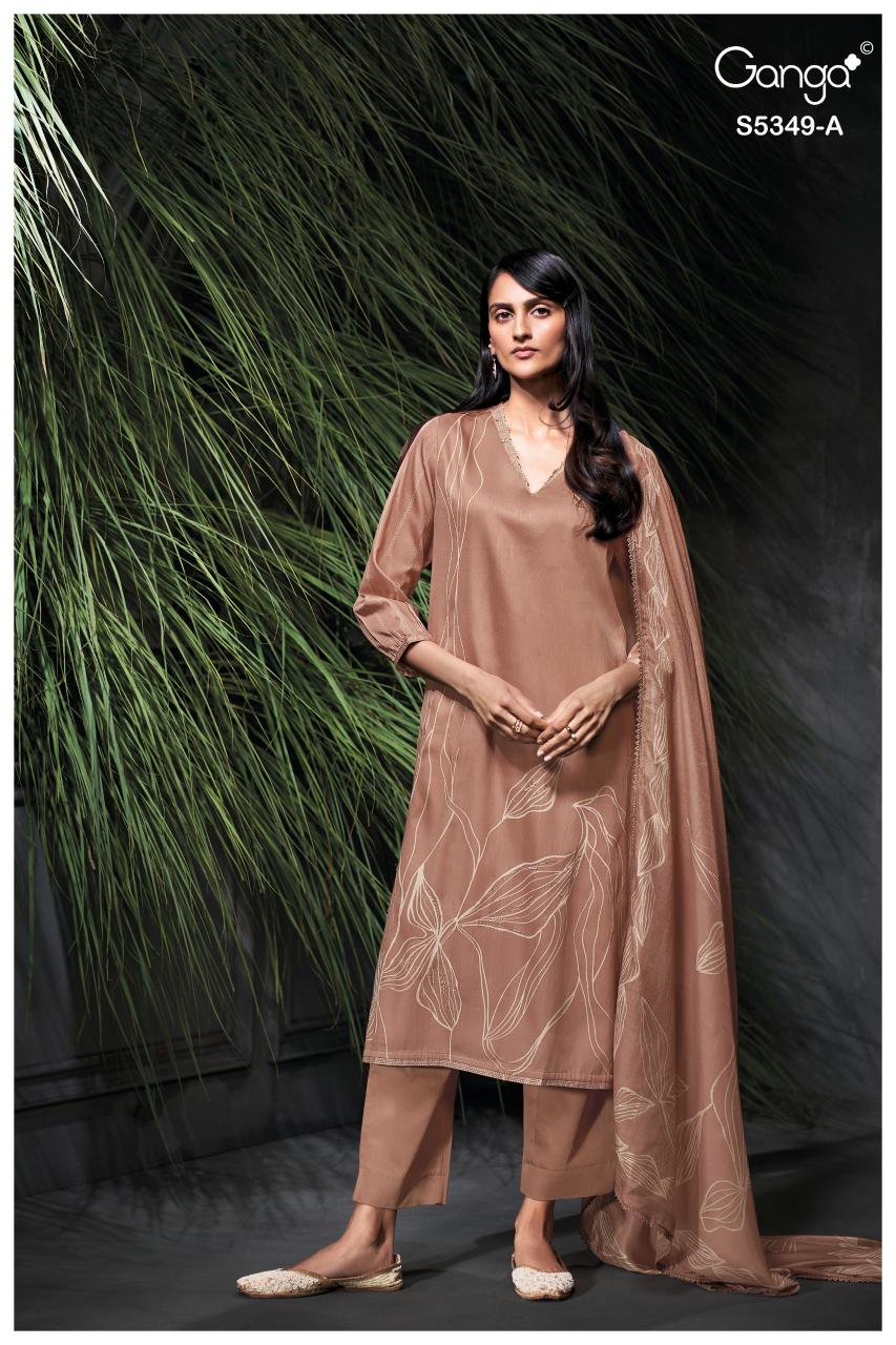 Ganga Ruhna 5349 catalog salwar kameez wholesale surat gujarat