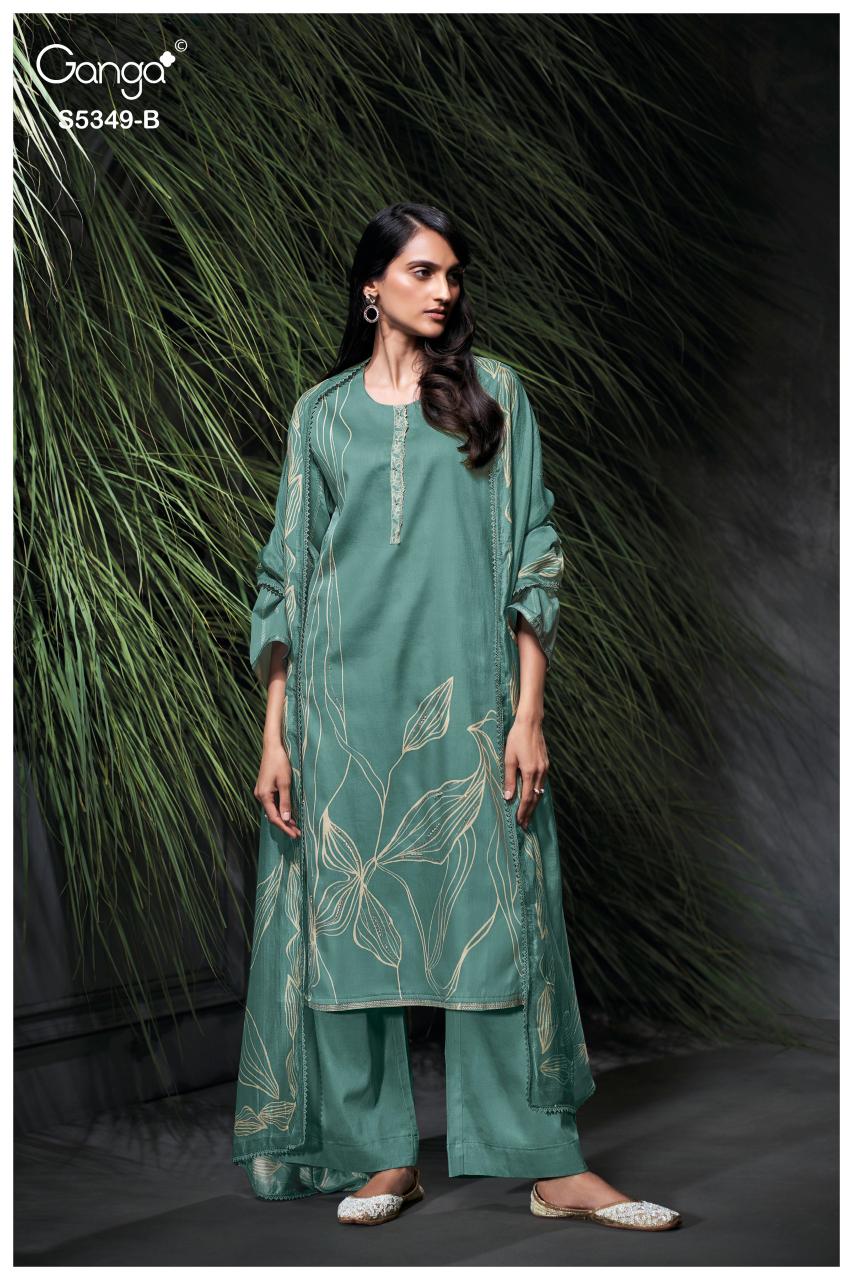 Ganga Ruhna 5349 catalog salwar kameez wholesale surat gujarat