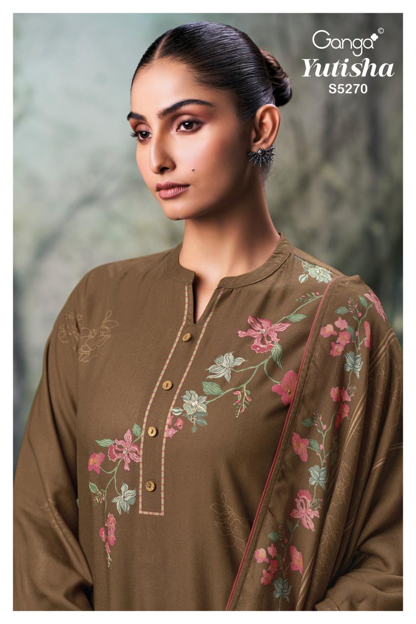 Ganga Yutisha 5270 catalog salwar kameez catalogue wholesale surat
