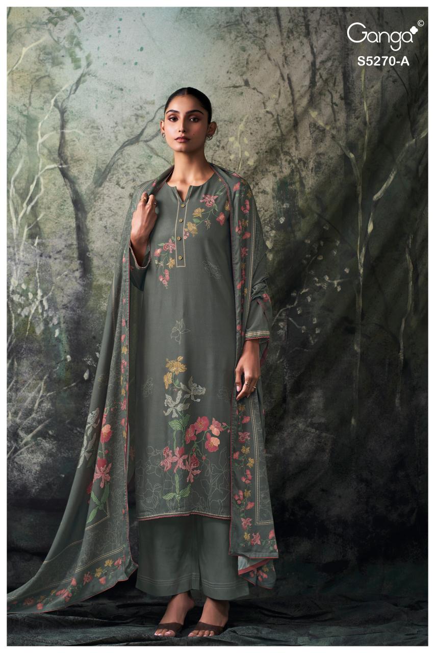 Ganga Yutisha 5270 catalog salwar kameez catalogue wholesale surat