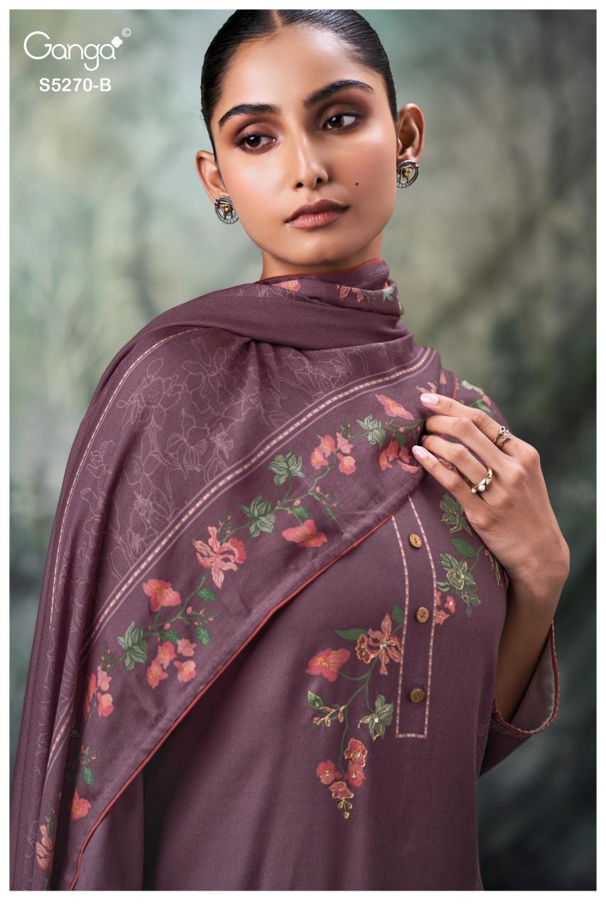 Ganga Yutisha 5270 catalog salwar kameez catalogue wholesale surat