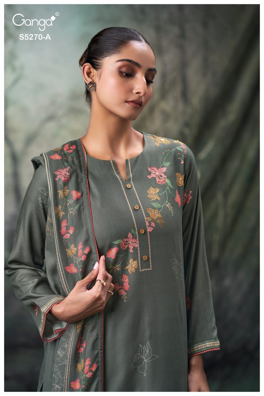 Ganga Yutisha 5270 catalog salwar kameez catalogue wholesale surat