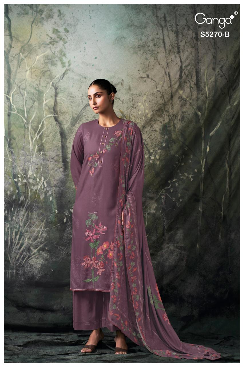 Ganga Yutisha 5270 catalog salwar kameez catalogue wholesale surat