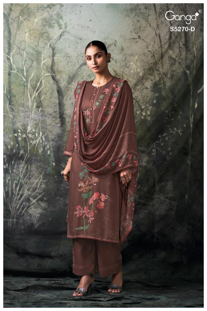 Ganga Yutisha 5270 catalog salwar kameez catalogue wholesale surat