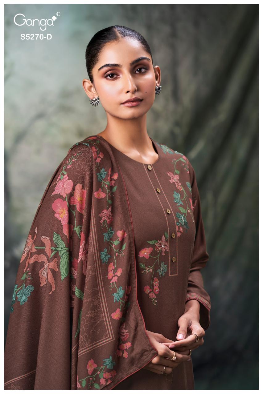 Ganga Yutisha 5270 catalog salwar kameez catalogue wholesale surat