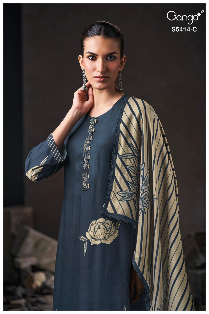 Ganga Zenaida 5414 catalog salwar kameez wholesale in kolkata video