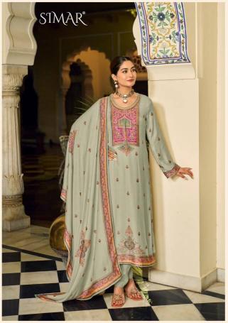 Glossy Simar Golden Grace catalog wholesale catalogue salwar kameez