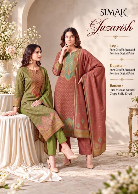 Glossy Simar Gulzarish catalog wholesale market of salwar kameez in kolkata