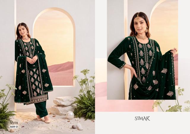 Glossy Simar Myra catalog daily wear salwar kameez wholesale