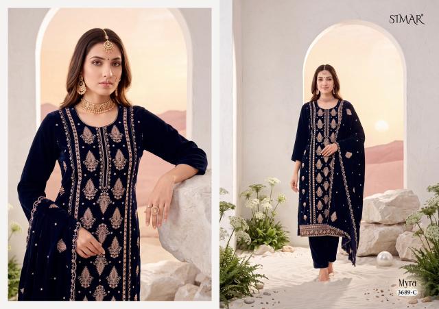 Glossy Simar Myra catalog daily wear salwar kameez wholesale