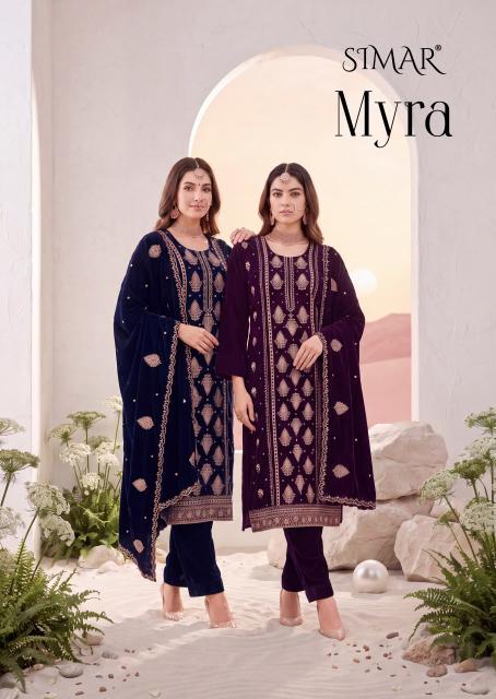 Glossy Simar Myra catalog daily wear salwar kameez wholesale