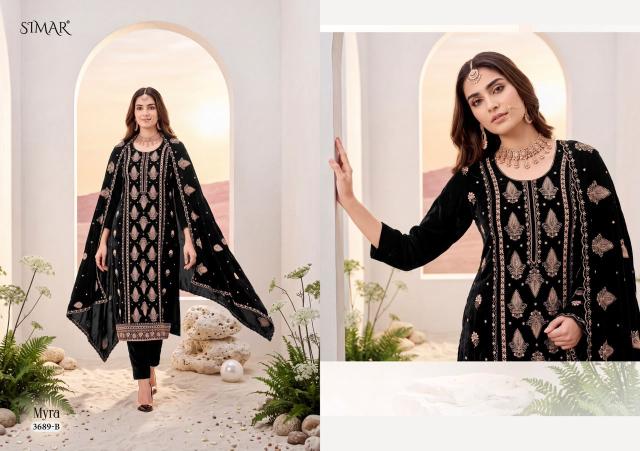 Glossy Simar Myra catalog daily wear salwar kameez wholesale