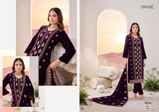 Glossy Simar Myra catalog daily wear salwar kameez wholesale