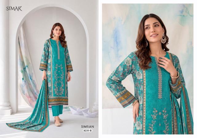 Glossy Simar Simran catalog salwar kameez material wholesale in mumbai
