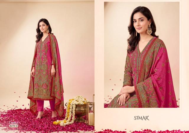 Glossy Simar Umika catalog wholesale market of salwar kameez in kolkata