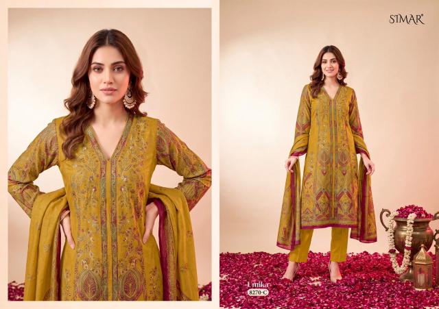 Glossy Simar Umika catalog wholesale market of salwar kameez in kolkata