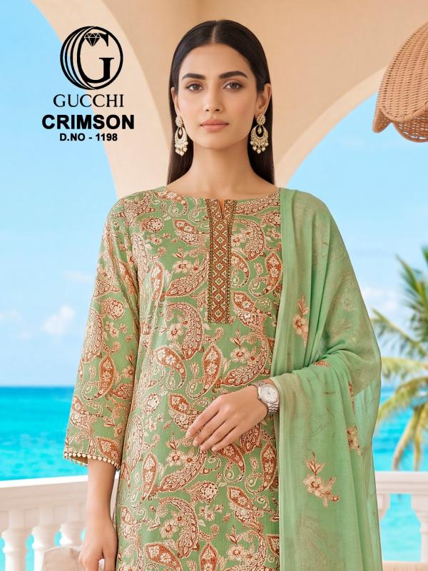 Gucchi Crimson 1198 catalog best wholesale salwar kameez market