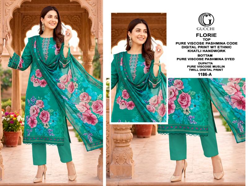 Gucchi Florie 1186 catalog wholesale market of salwar kameez in kolkata
