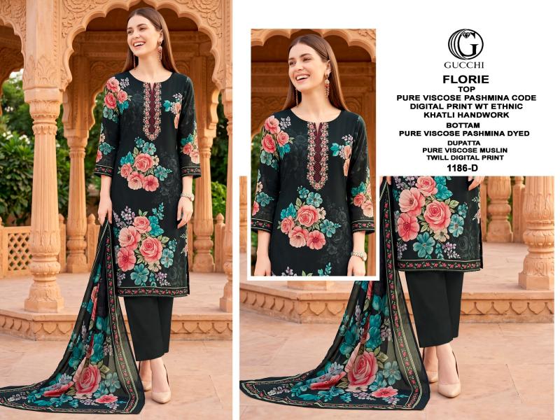 Gucchi Florie 1186 catalog wholesale market of salwar kameez in kolkata