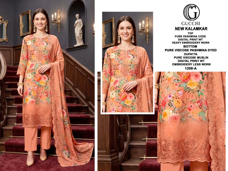 Gucchi New Kalamkar 1208 catalog wholesale salwar kameez online in india shopskit.in