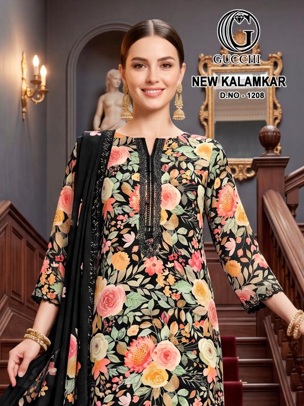 Gucchi New Kalamkar 1208 catalog wholesale salwar kameez online in india shopskit.in