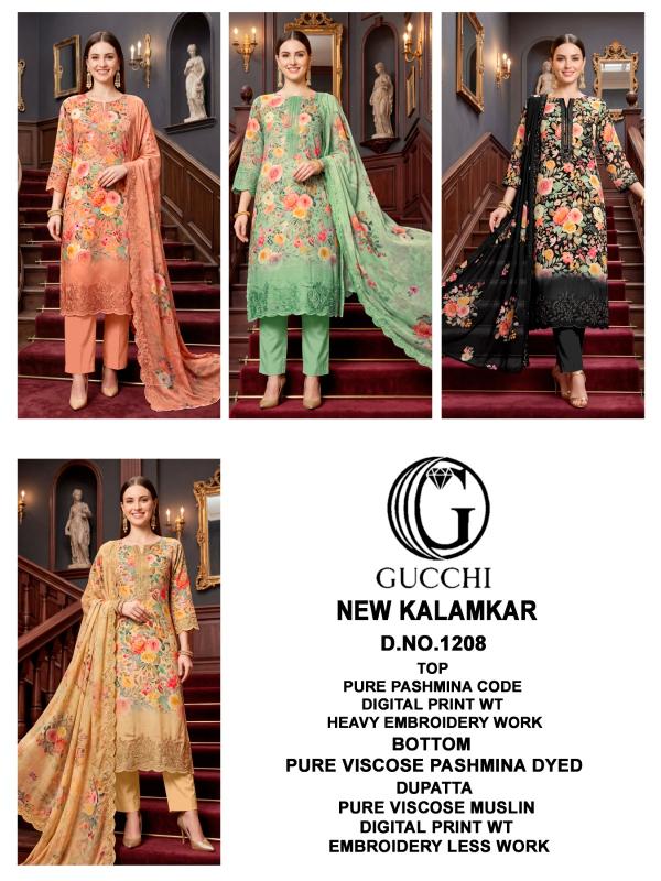 Gucchi New Kalamkar 1208 catalog wholesale salwar kameez online in india shopskit.in