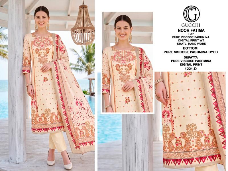 Gucchi Noor Fatima 1221 catalog buy wholesale salwar kameez surat