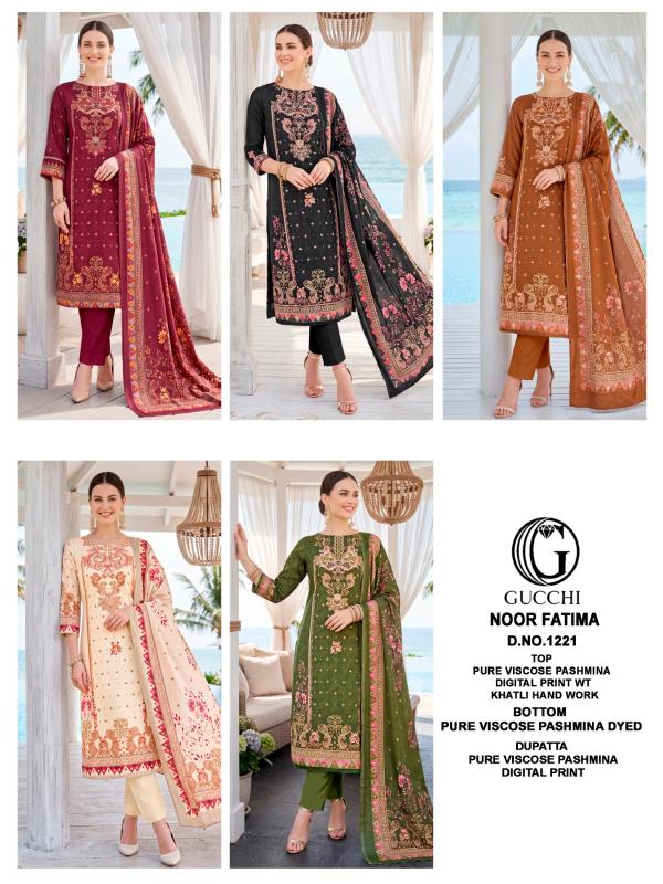 Gucchi Noor Fatima 1221 catalog buy wholesale salwar kameez surat