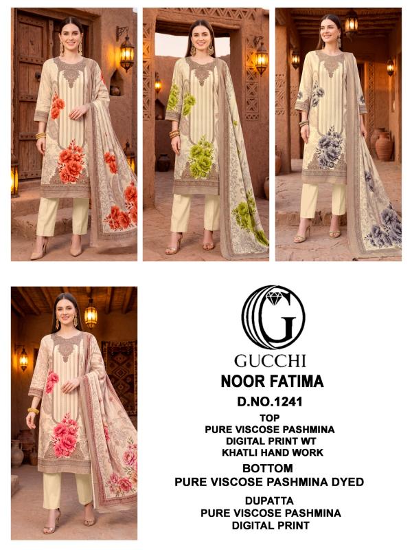 Gucchi Noor Fatima 1241 catalog wholesale salwar kameez online shopping india