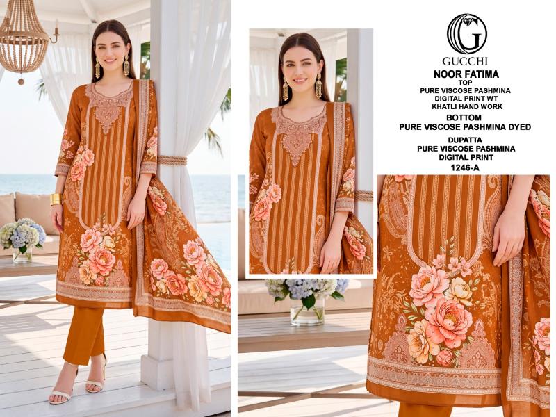 Gucchi Noor Fatima 1246 catalog buy wholesale salwar kameez online