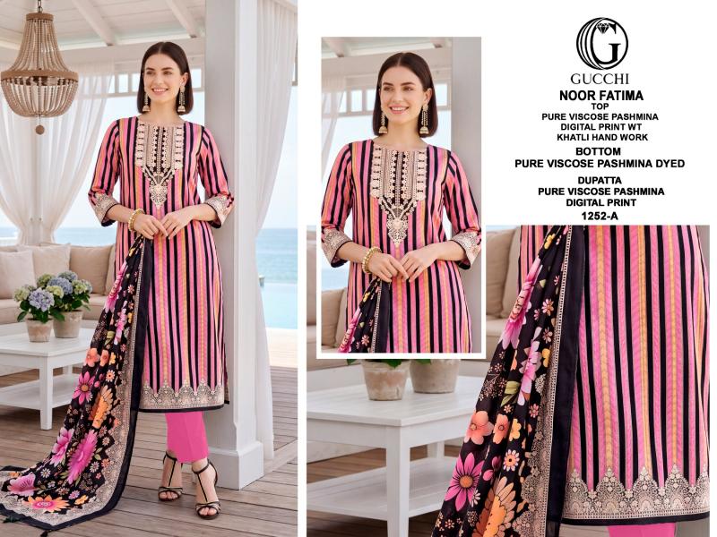 Gucchi Noor Fatima 1252 catalog wholesale salwar kameez mart