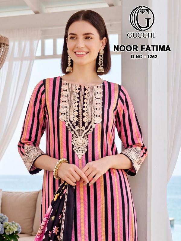 Gucchi Noor Fatima 1252 catalog wholesale salwar kameez mart
