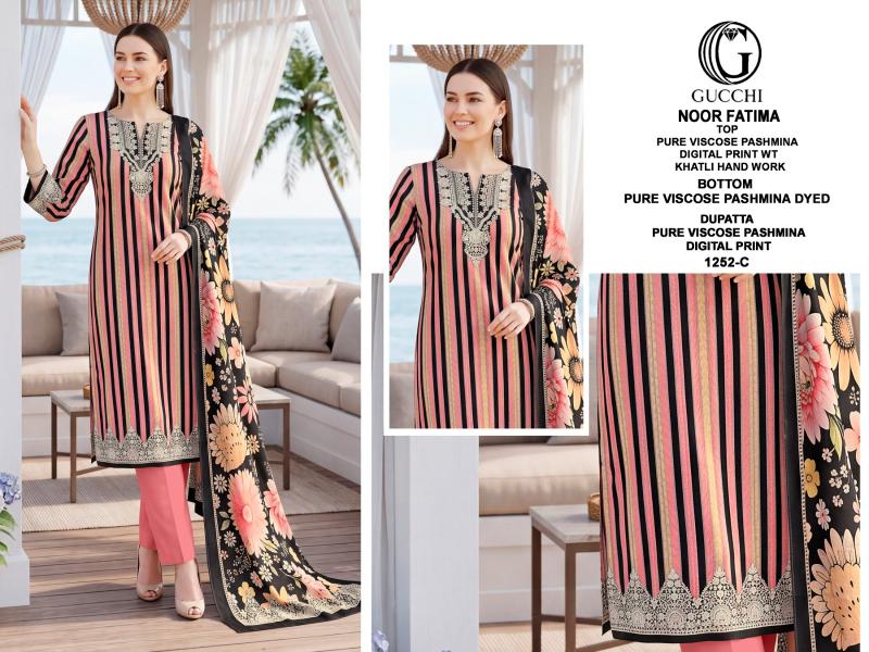 Gucchi Noor Fatima 1252 catalog wholesale salwar kameez mart