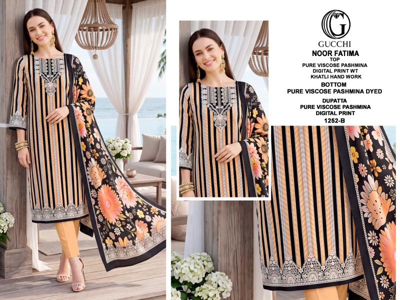 Gucchi Noor Fatima 1252 catalog wholesale salwar kameez mart