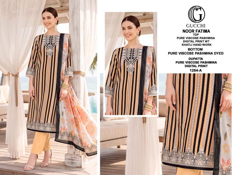 Gucchi Noor Fatima 1254 catalog wholesale salwar kameez online shopping in india
