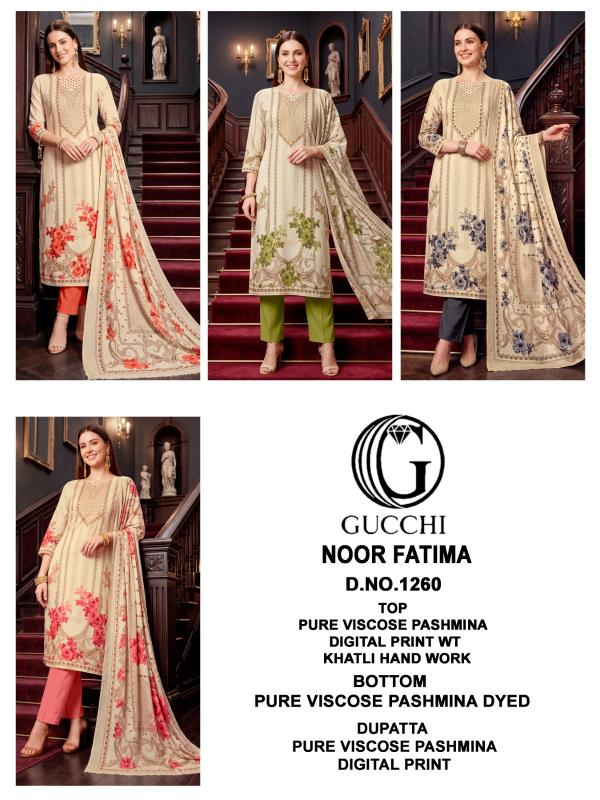 Gucchi Noor Fatima 1260 catalog wholesale salwar kameez online shopping