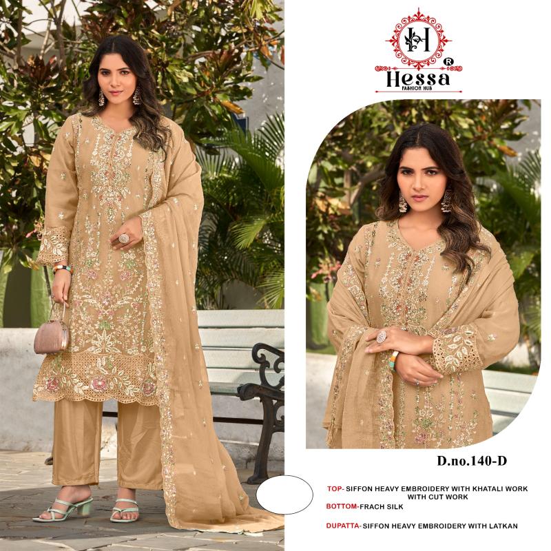 Hessa 140 catalog pakistani replica suits wholesale in india