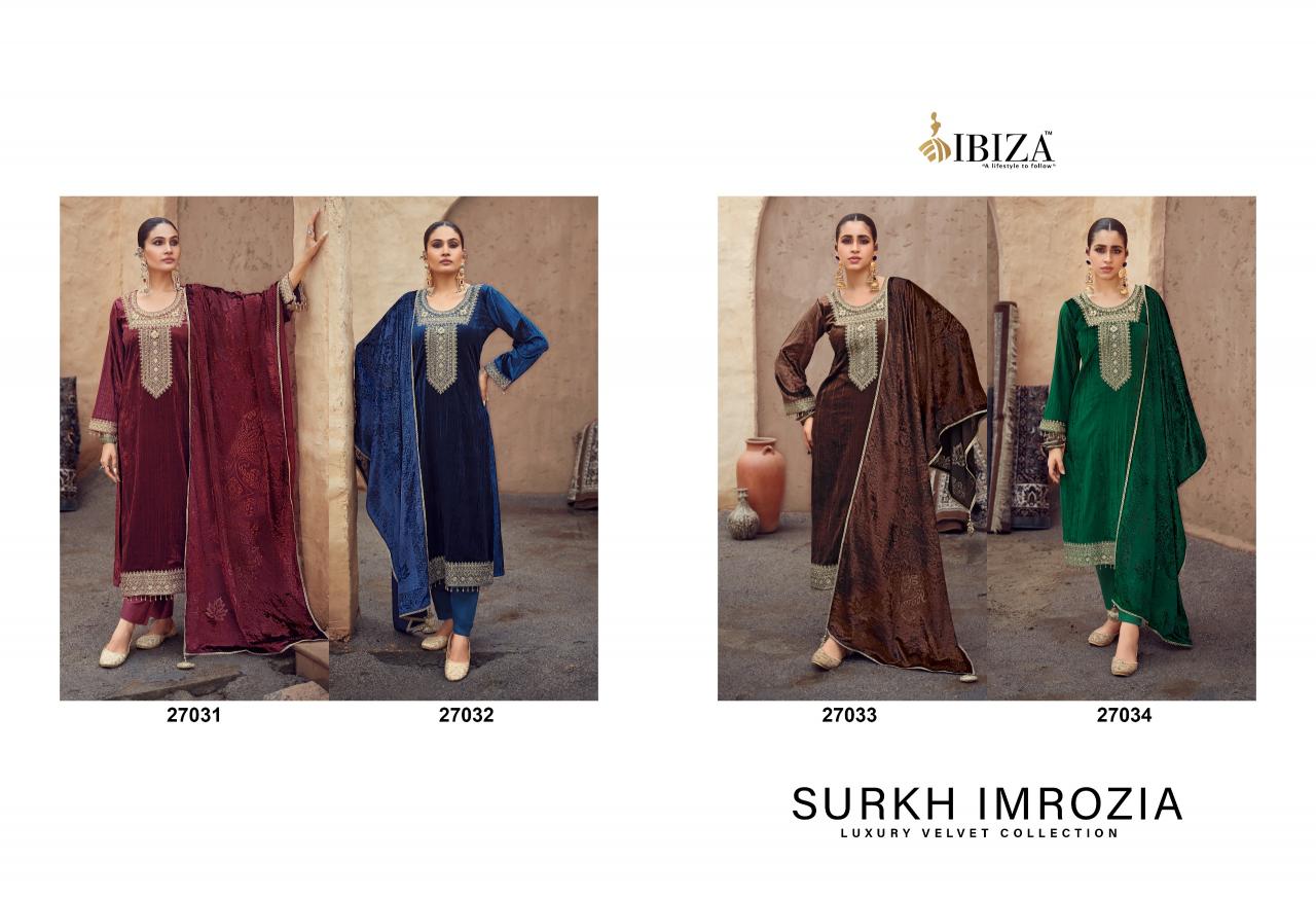 Ibiza Surkh Imrozia catalog wholesale market of salwar kameez in bangalore