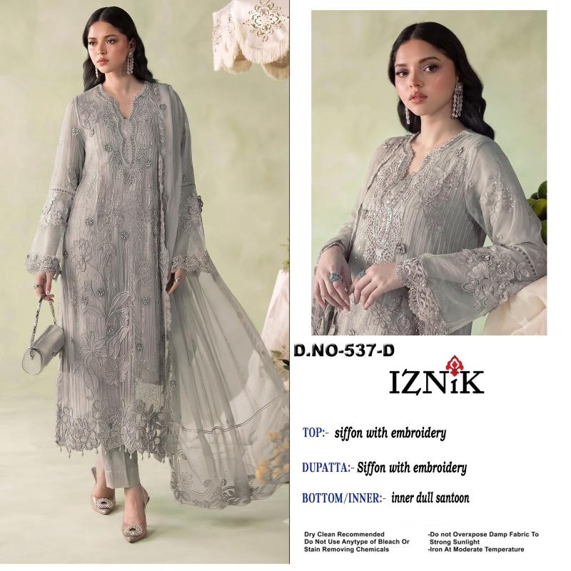 Iznik 537 Catalog wholesaler of pakistani suits in amritsar
