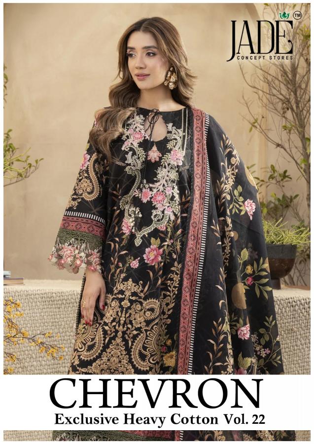 Jade Chevron Vol 22 – Karachi Dress Material Wholesale Catalog